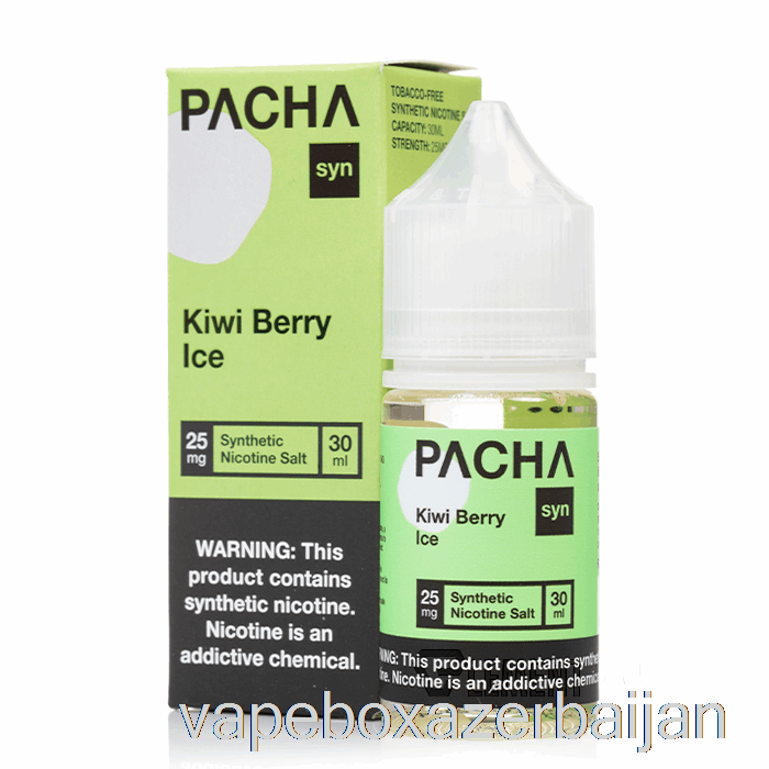 Vape Box Azerbaijan Kiwi Berry ICE - PACHA Syn Salts - 30mL 25mg